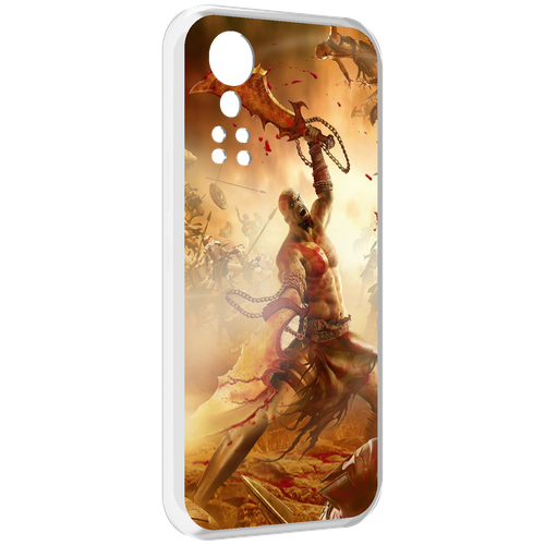 Чехол MyPads God Of War III для ZTE Axon 30 5G / Axon 30S задняя-панель-накладка-бампер