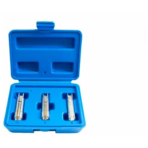 фото Набор головок разрезных rock force для свечей накаливания 3 предмета rockforce