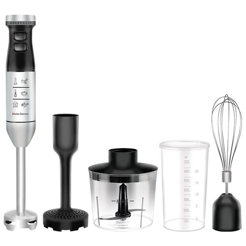 Погружной блендер Swiss Diamond 3 в 1 измельчитель миксер блендер погружной смешивает измельчает взбивает 312900₽
