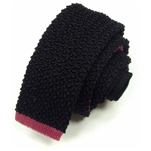 Оригинальный черный галстук с розовой вставкой Missoni 8ZAFSS