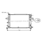 Радиатор основной AVA QUALITY COOLING OLA2381 - изображение