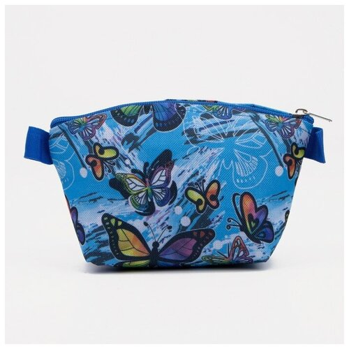 фото Косметичка на молнии, цвет голубой бренд ко