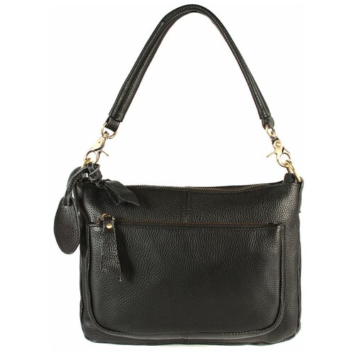 фото Сумка/сумка женская/сумка женская натуральная кожа/meyninger/а-кс-1/черный/модель кросс-боди/регулируемый ремешок