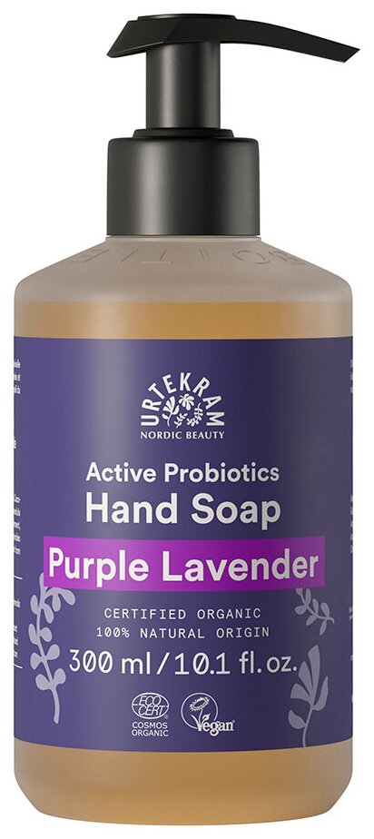 Мыло жидкое для рук "Пурпурная лаванда" Urtekram 300 мл