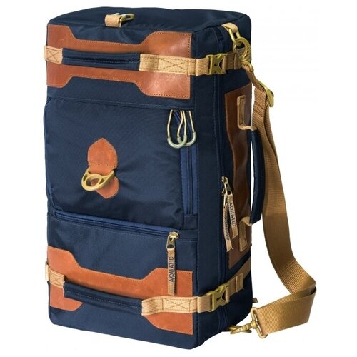 Сумка-рюкзак AQUATIC С-27С с кожаными накладками, синий