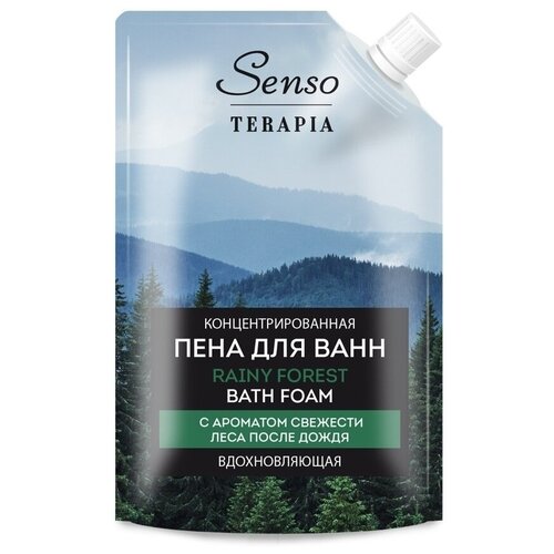 Концентрированная пена для ванн SENSO TERAPIA Rainy Forest вдохновляющая дой-пак 500 мл.