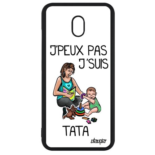 фото Противоударный чехол для мобильного // xiaomi redmi 8a // "не могу - стала тетей!" семья принт, utaupia, белый