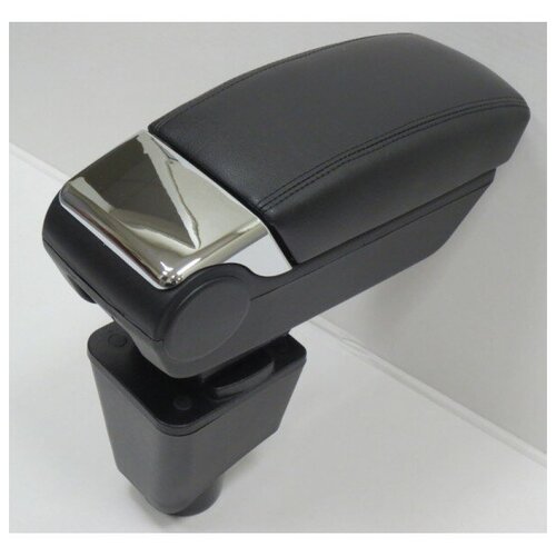 Подлокотник в подстаканник Almera G15 2012-2018, Largus 2012-, Renault Logan, Sandero хром (48025BK+CH)