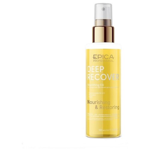 EPICA Deep Recover Масло для поврежденных волос, 100мл. с маслом зародышей пшеницы