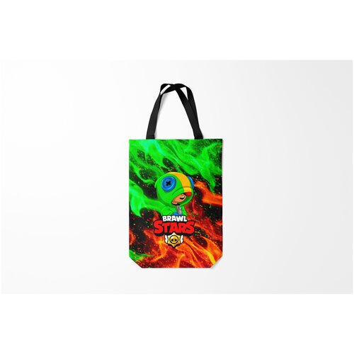 фото Сумка-шоппер / 31х42 см / геймерам / brawl stars leon burnettie