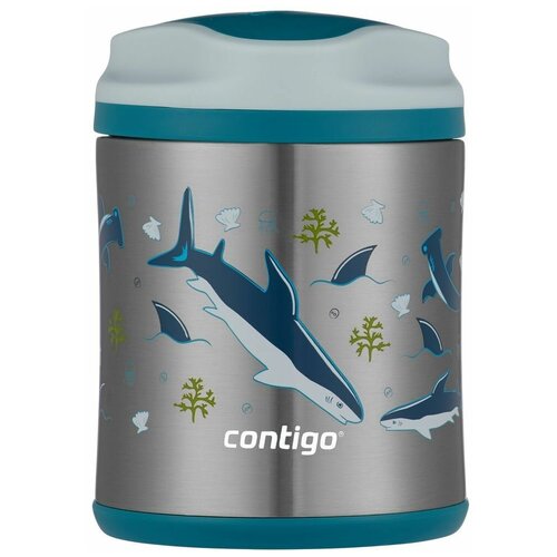 фото Термос для еды детский food jar sharks contigo