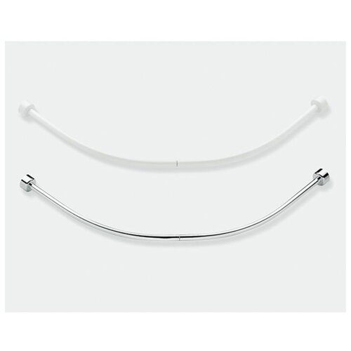 Bacchetta Штанга составная для шторы в ванную, 140 х 140 см, 4 части, цвет белый