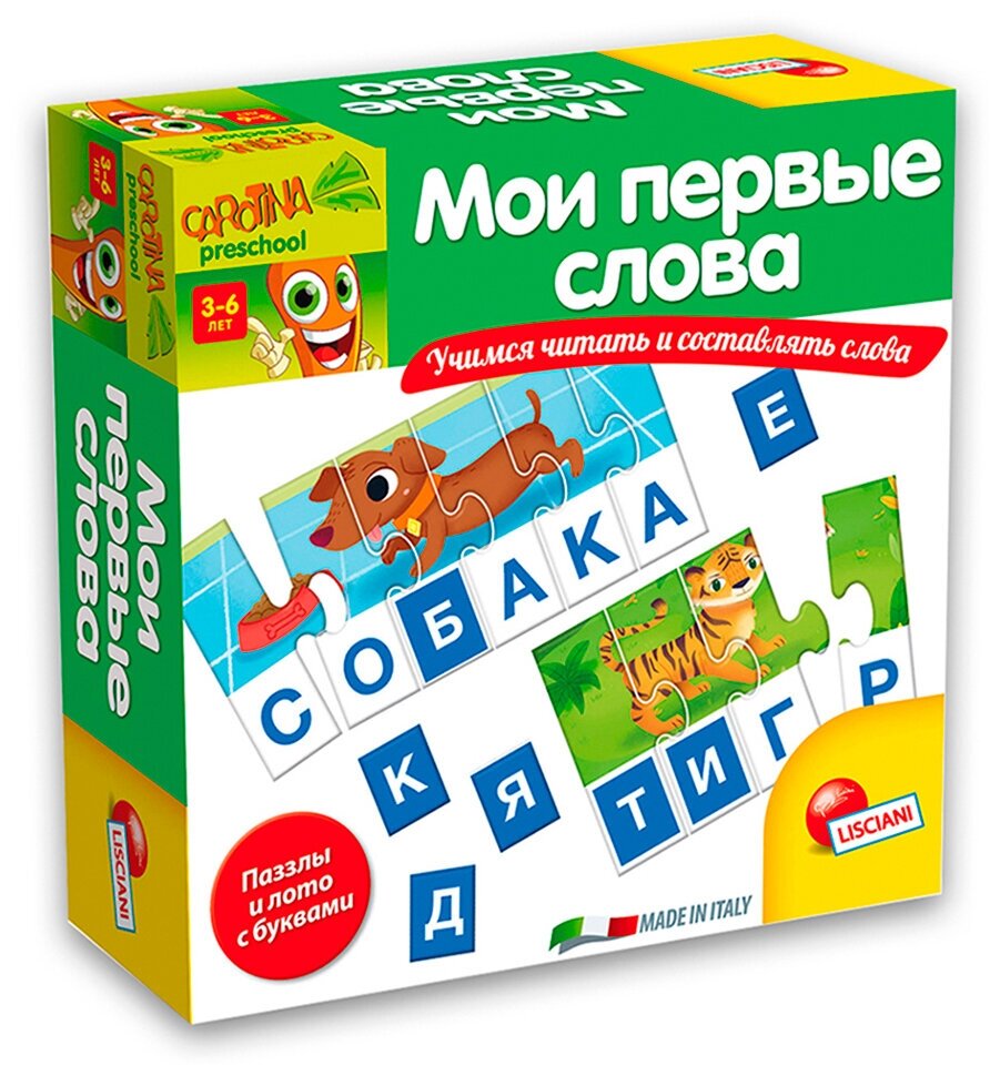 Игра настольная Lisciani, обучающая Мои первые слова - фото №4