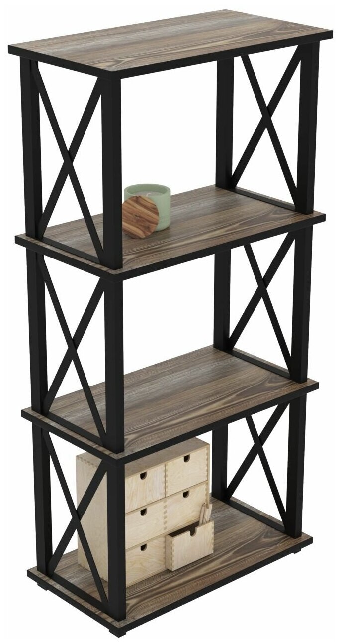 Стеллаж Лофт-4, 50х30х112 Намибия