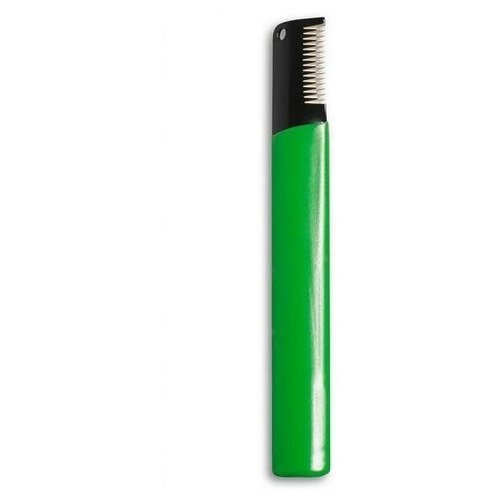 фото Нож для тримминга собак show tech, для жесткой шерсти, зеленый, с нескользящей ручкой