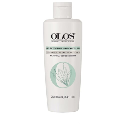 OLOS GEL DETERGENTE RURIFICANTE 2 IN 1 Очищающий гель 2 в 1 250 мл, PF022326