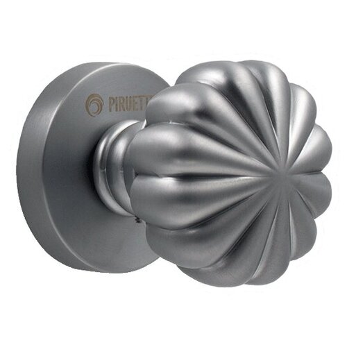 PIRUETTE Ручка дверная межкомнатная фалевая VEGA L143 MATTE CHROME 34101103