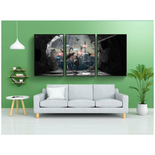 фото Набор модулных постеров для интерьера "танцевать, любой, время" 60x90 см. в тубусе, без рамки lotsprints