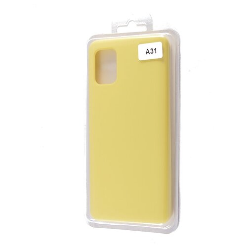 фото Чехол- накладка для samsung a315f a31 silicone case nl закрытый желтый (20)