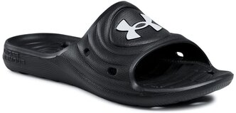 Шлепанцы Under Armour Locker IV Slides, размер 8, black/white