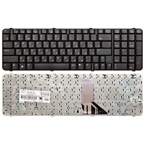 Клавиатура для ноутбука HP 6830 6830S черная 1060₽