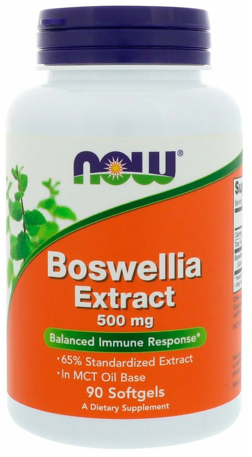 Капсулы NOW Boswellia Extract, 230 г, 500 мг, 90 шт.