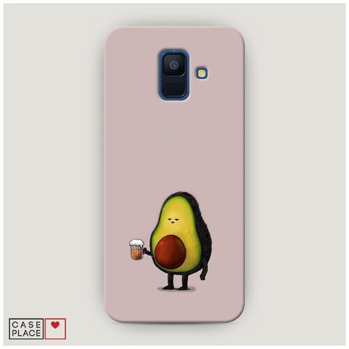 фото Чехол пластиковый samsung galaxy a6 авокадные будни case place