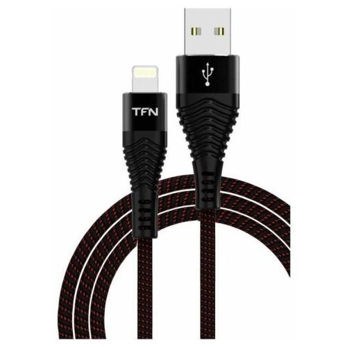 Кабель TFN USB - Lightning Forza, 1 м, 1 шт., синий/черный