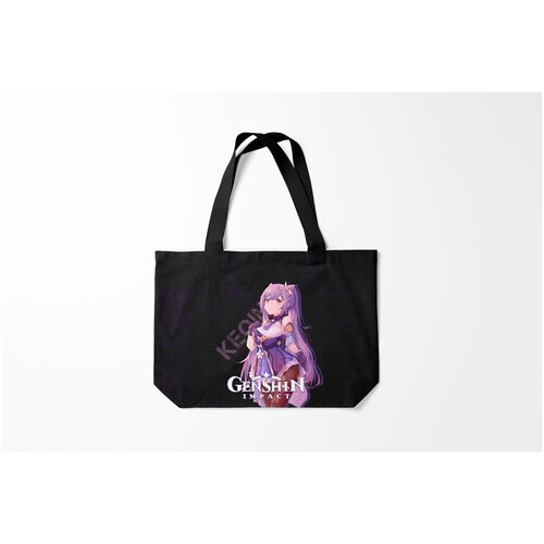 фото Сумка-шоппер / 46х35 см / геймерам / genshin impact кэ цин burnettie