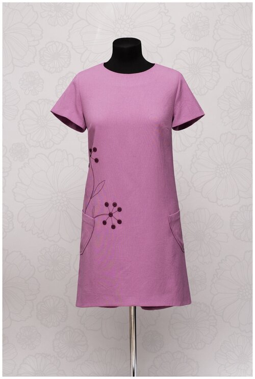 Платье Mila Bezgerts, размер 46, фиолетовый