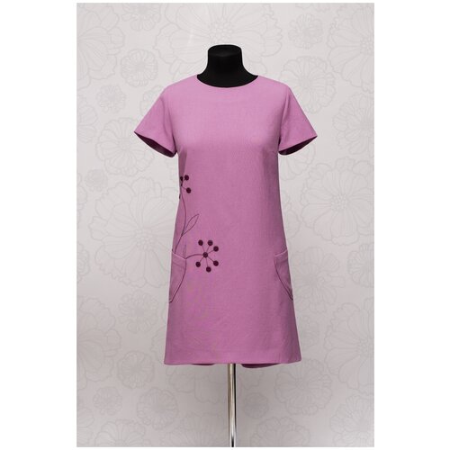 фото Платье mila bezgerts, повседневное, прилегающее, макси, размер 56, фиолетовый