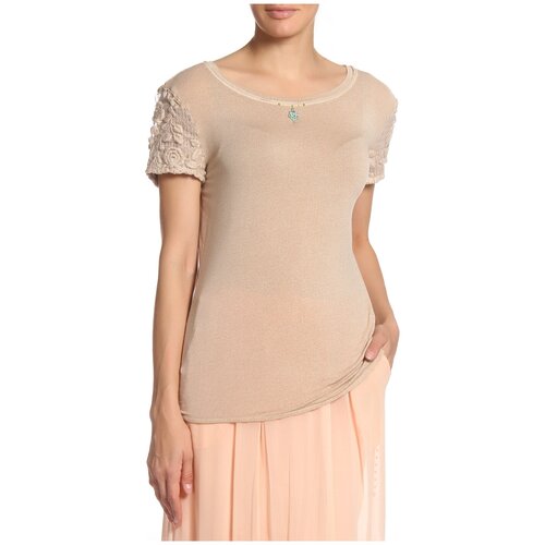 фото Футболка,elisa cavaletti,бежевый,арт.elp155025319 (xs)