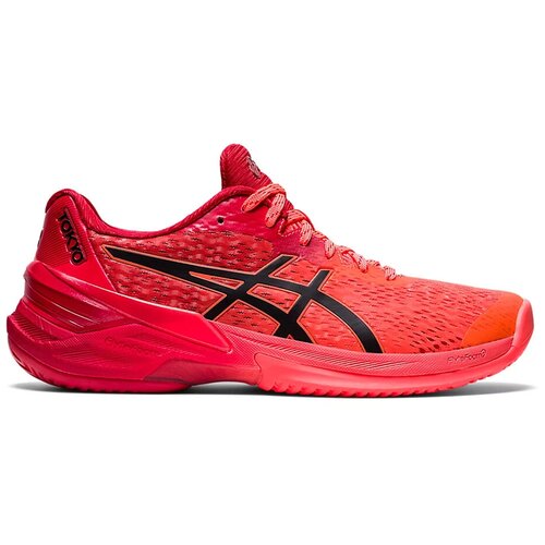 фото Кроссовки женские волейбольные asics 1052a047 701 sky elite ff tokyo текстиль оранжевый цвет оранжевый размер us 8,5