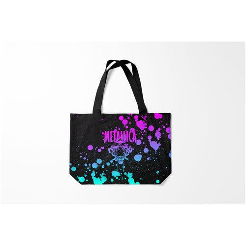 фото Сумка-шоппер / 46х35 см / рок / metallica burnettie