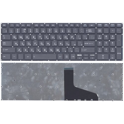 Клавиатура для ноутбука Toshiba Satellite C50 черная 672₽