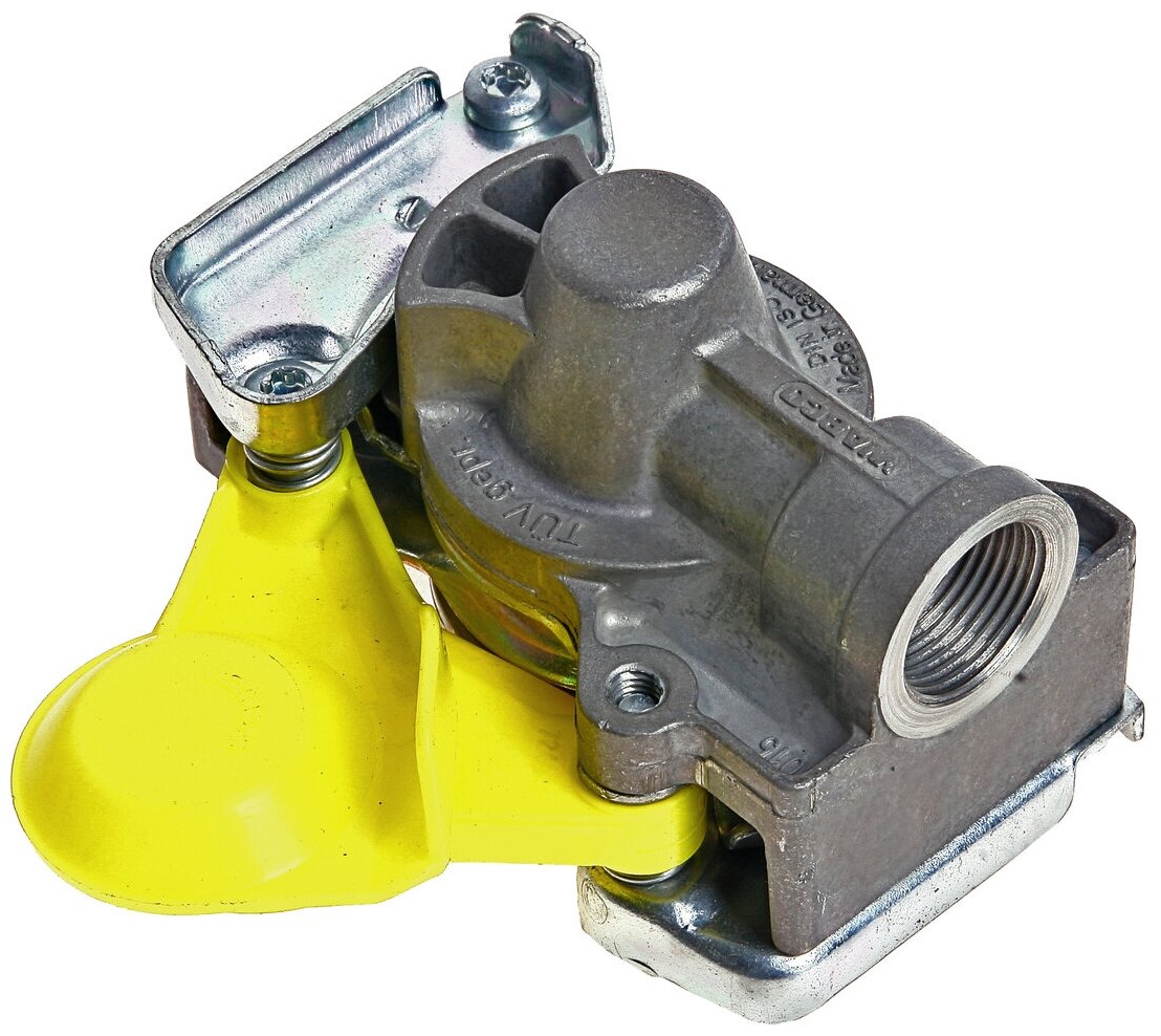 Головка соединительная тормозной системы прицепа 22мм (груз. авто) желтая без клапана WABCO