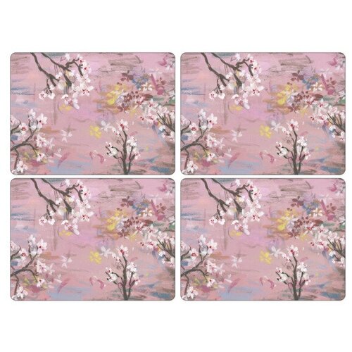 фото Набор подставок под горячее pimpernel цветение 40х30см, 4шт, п/к