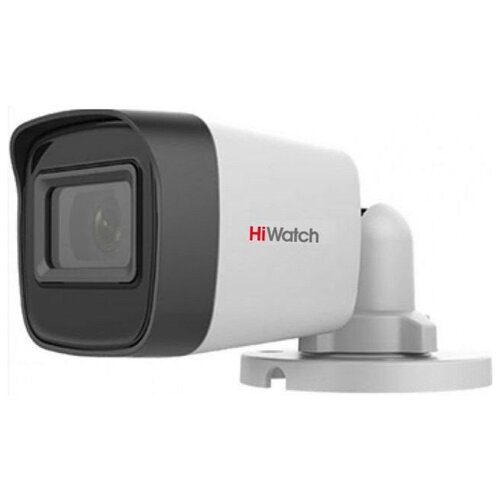 Камера видеонаблюдения Hikvision HiWatch DS-T500(С) 2.4-2.4мм HD-CVI HD-TVI цветная корп: белый ip камера falcon eye 2 8 2 8мм hd cvi hd tvi цв корп белый