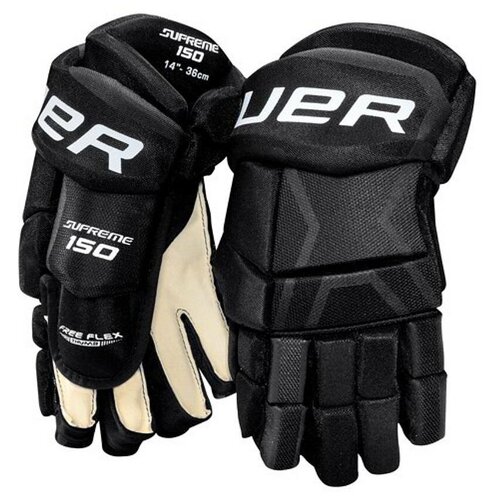 фото Перчатки хоккейные bauer supreme 150 yth 8 дюйм черный