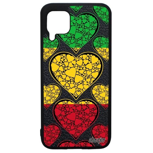 фото Красивый чехол на мобильный // huawei p40 lite // "флаг мали с сердцем" любовь дизайн, utaupia, цветной