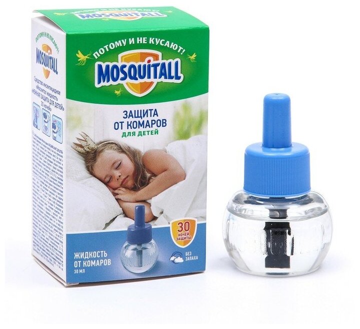Жидкость для фумигатора Mosquitall Нежная защита для детей, 30 мл, 30 ночей - фотография № 4