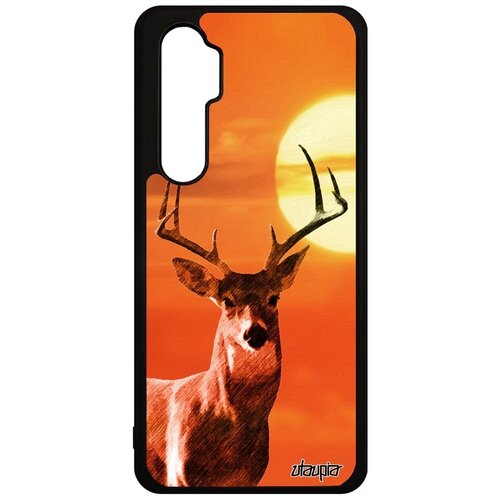 фото Качественный чехол на мобильный // xiaomi mi note 10 lite // "олень" стиль копыта, utaupia, оранжевый
