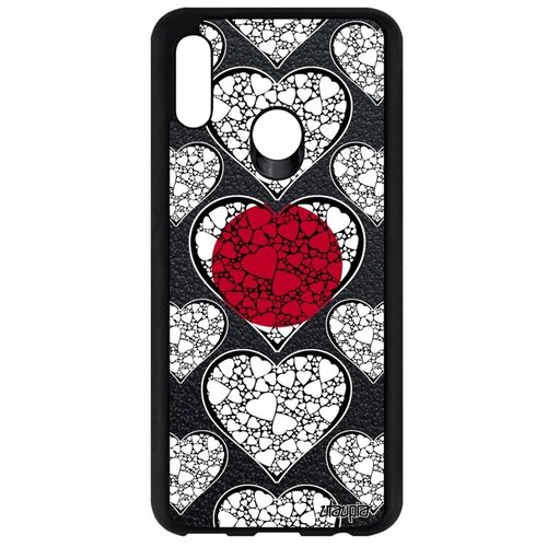 фото Яркий чехол на мобильный // huawei p smart 2019 // "флаг японии с сердцем" страна стиль, utaupia, цветной