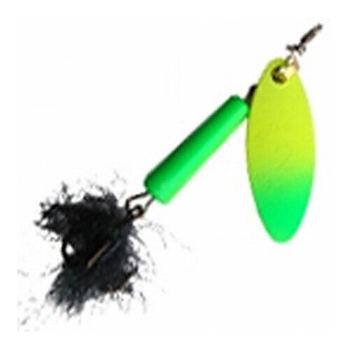 Mosca Блесна вращающаяся (вертушка) MOSCA GRAFFY ( 3,5гр/Fluo Yellow Green, Yellow Green) блесна mosca graffy gr 137 2 5гр fluo yellow green yellow green