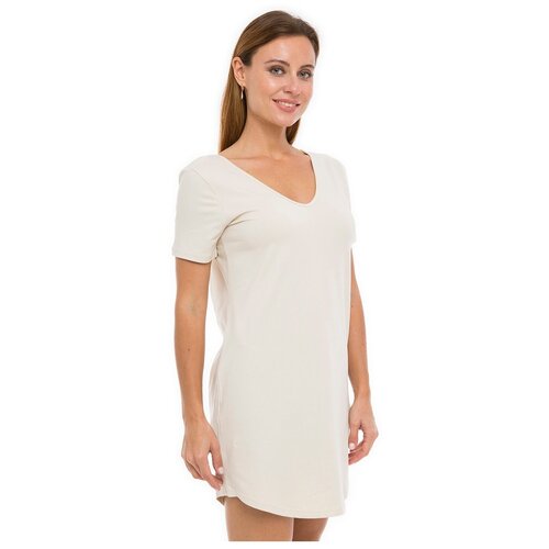 фото Платье lunarable с вырезом на спине хаки, размер 44(s)