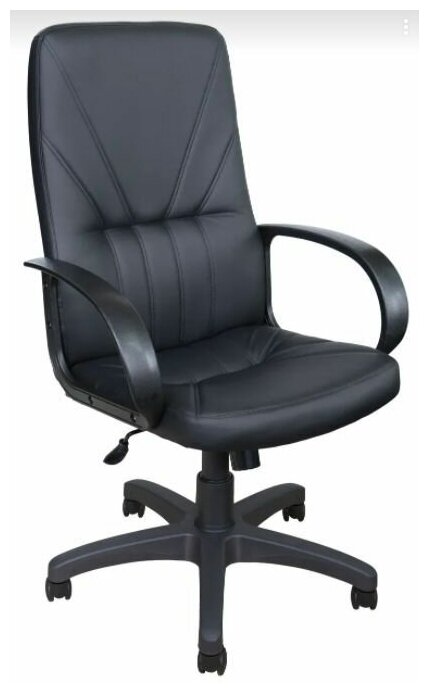 Кресло ЯрКресло Кр37 ТГ пласт ЭКО1 (экокожа черная)
