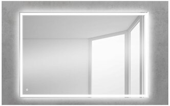 Зеркало с встроенным светильником и сенсорным вык. 1200-800