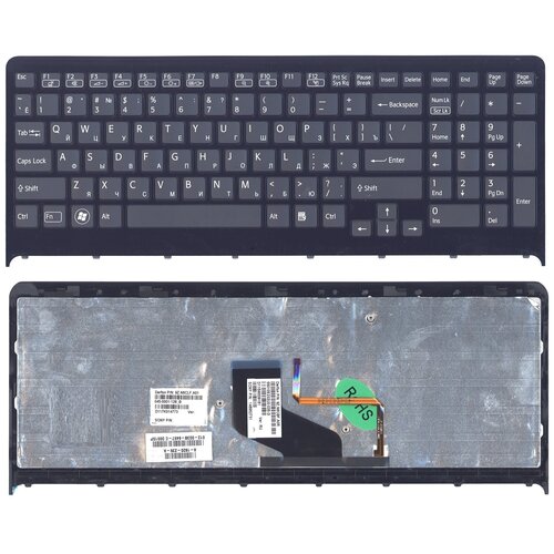 Клавиатура для ноутбука Sony Vaio PCG-81313V PCG-81413V черная с подсветкой с рамкой 1999₽