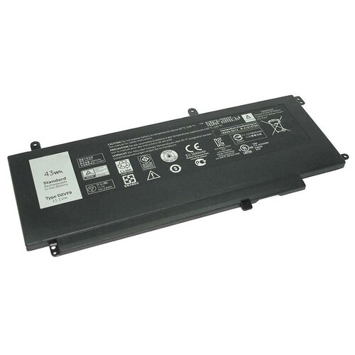 фото Аккумулятор vbparts для dell inspiron 15-7547 d2vf9 11.1v 43wh 3840mah 019555