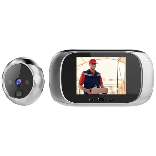 Видеоглазок для входной двери SAFEBURG EYE-3S для дома, дверная камера видеонаблюдения глазок, система безопасности видеонаблюдения ночного видения